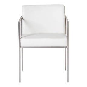 Moe's Home Collection Capo Arm Chair White-Set of Two - ER-1093-18 - Moe's Home Collection - lounge chairs - Minimal And Modern - 1