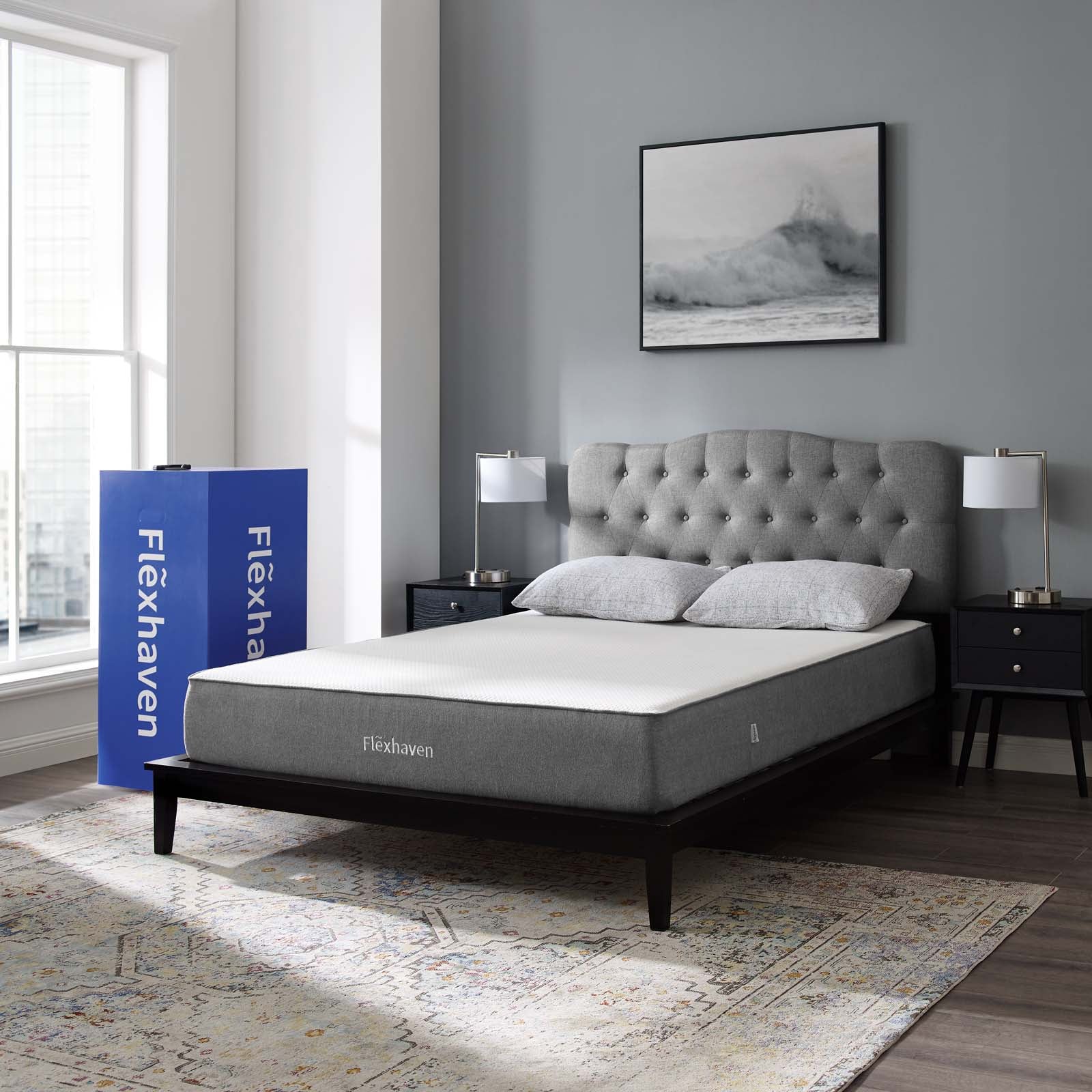 Modway Furniture Modern Flexhaven 10" Queen Memory mattress - FLE-770-Q