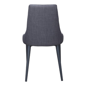 Moe's Home Collection Hazel Dining Chair Dark Grey-Set of Two - HK-1003-25