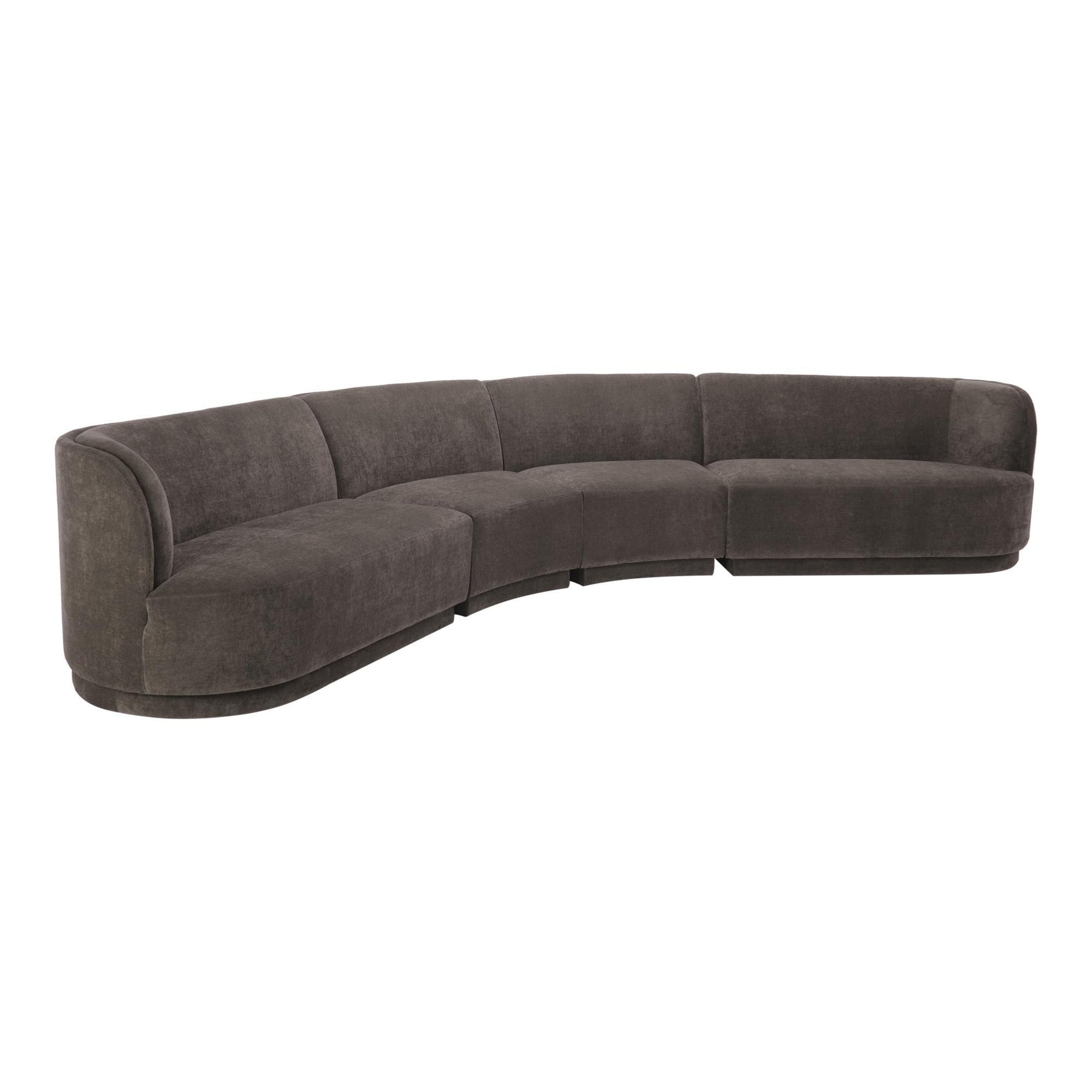 Moe's Home Collection Yoon Eclipse Modular Sectional Chaise Left Umbra Grey - JM-1024-25