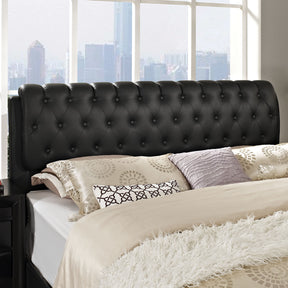 Modway Furniture Modern Francesca 2 Piece King Bedroom Set MOD-5082-BLK-SET-Minimal & Modern