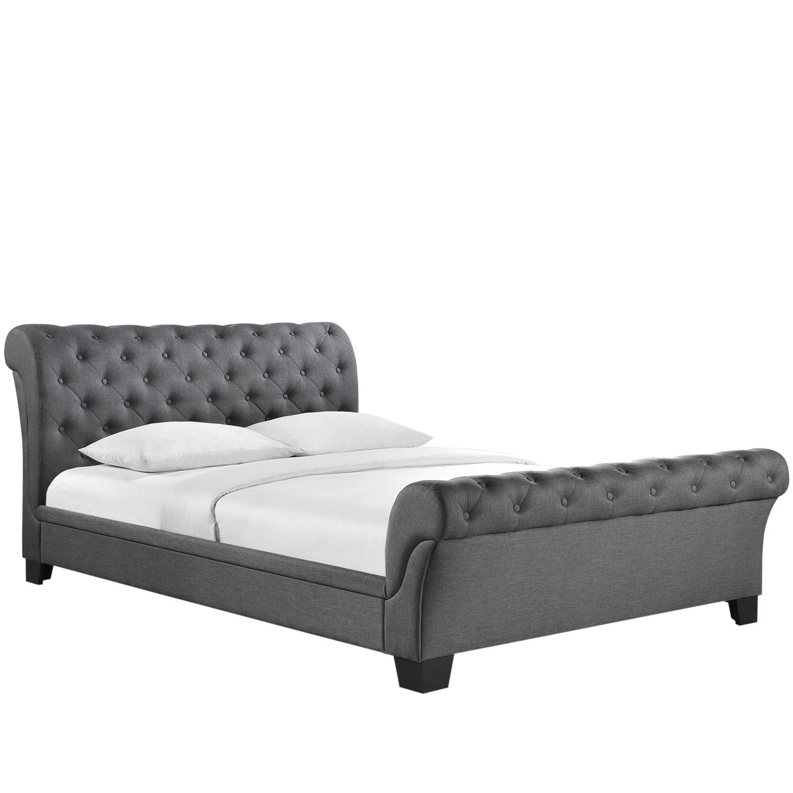 Modway Furniture Modern Kate Queen Fabric Bed Frame MOD-5201-Minimal & Modern