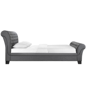 Modway Furniture Modern Kate Queen Fabric Bed Frame MOD-5201-Minimal & Modern