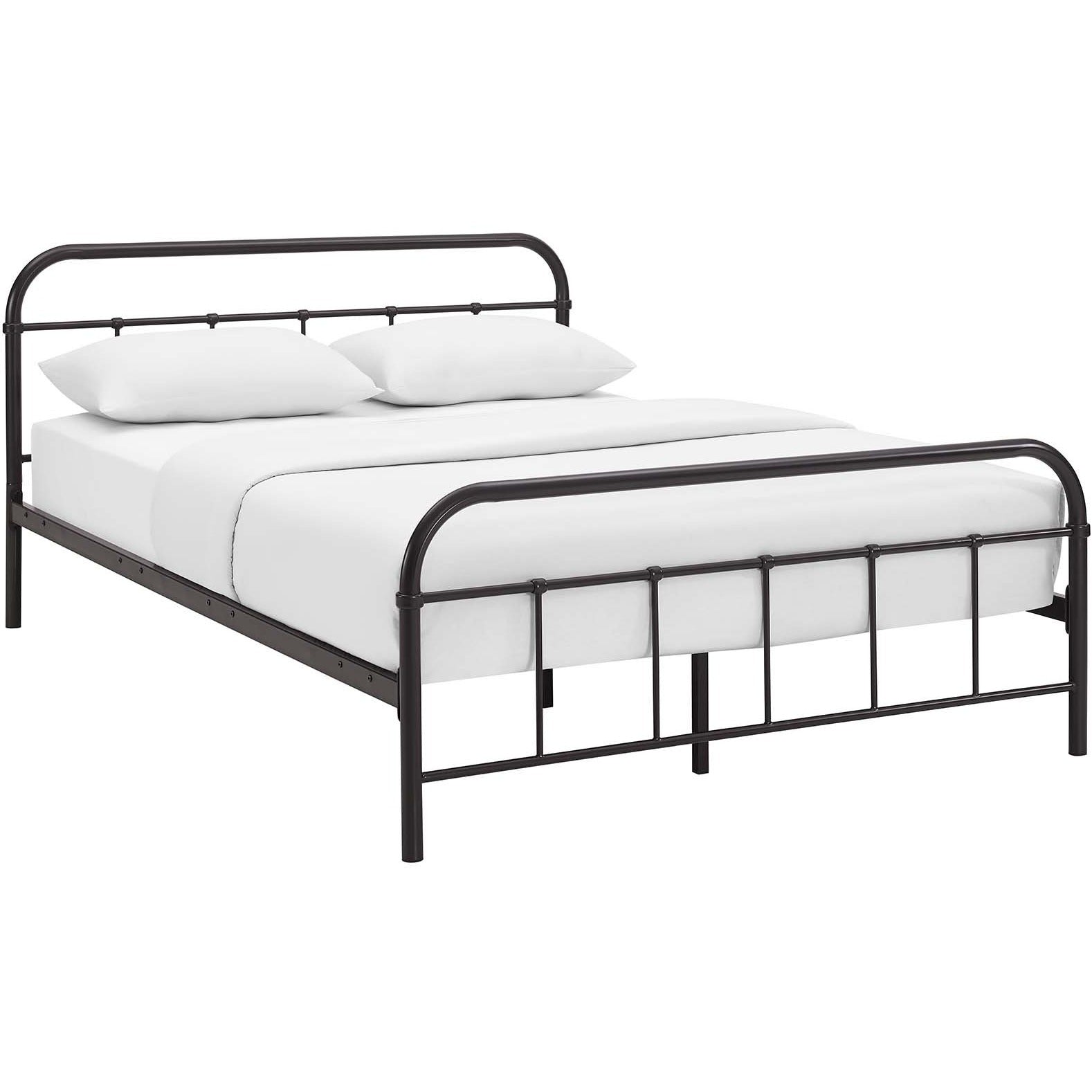 Modway Furniture Modern Maisie Full Stainless Steel Bed Frame - MOD-5532-Minimal & Modern