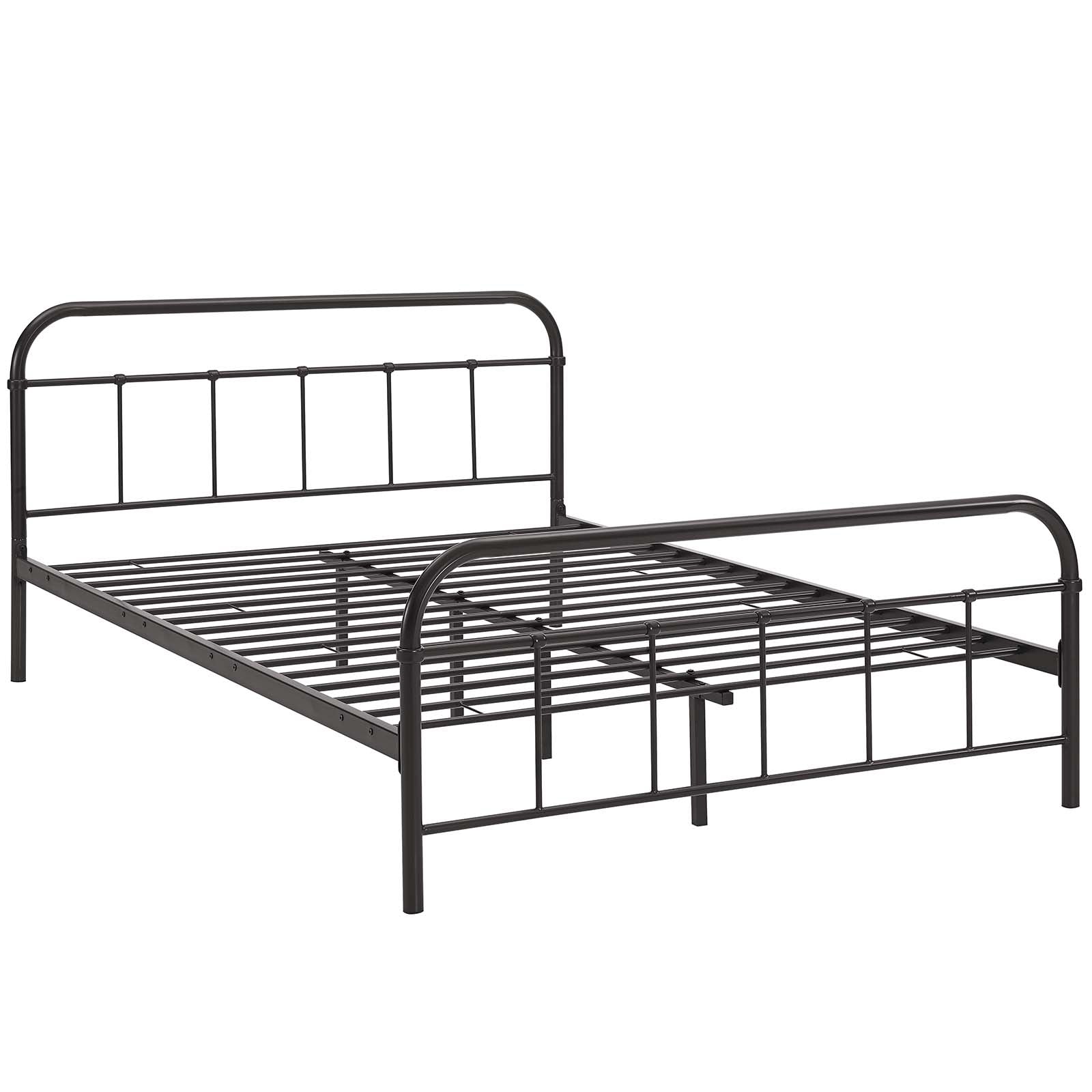 Modway Furniture Modern Maisie Full Stainless Steel Bed Frame - MOD-5532-Minimal & Modern