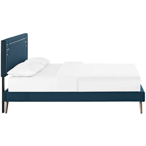 Modway Furniture Modern Josie Full Fabric Platform Bed with Round Splayed Legs - MOD-5656-Minimal & Modern