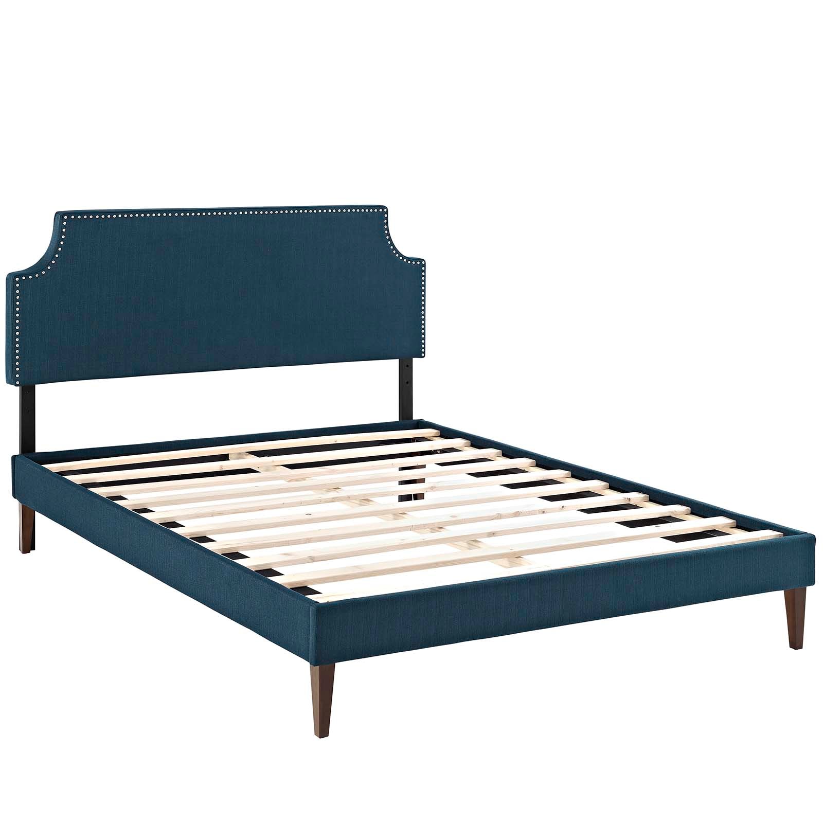 Modway Furniture Modern Laura Full Fabric Platform Bed with Squared Tapered Legs - MOD-5676-Minimal & Modern