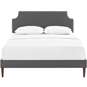 Modway Furniture Modern Laura Full Fabric Platform Bed with Squared Tapered Legs - MOD-5676-Minimal & Modern