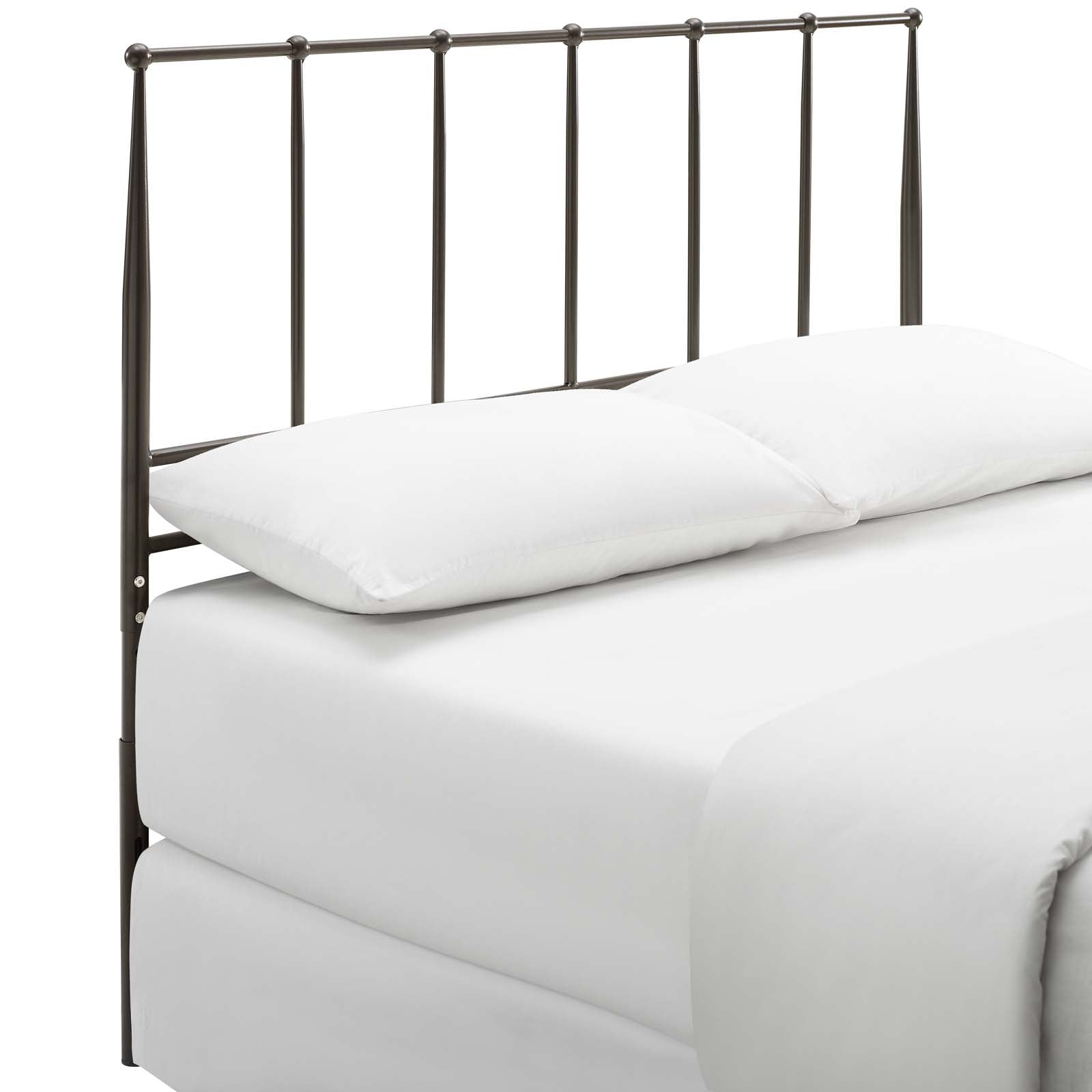 Modway Furniture Modern Kiana King Metal Stainless Steel Headboard - MOD-6106