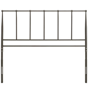 Modway Furniture Modern Kiana King Metal Stainless Steel Headboard - MOD-6106