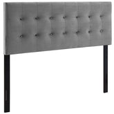 Modway Furniture Modern Emily Queen Biscuit Tufted Performance Velvet Headboard - MOD-6116