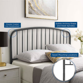 Modway Furniture Modern Nova King Metal Headboard - MOD-6151