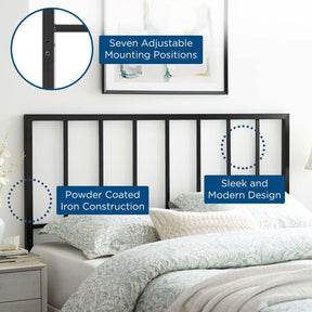 Modway Furniture Modern Tatum King Metal Headboard - MOD-6171