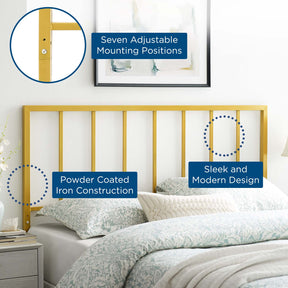 Modway Furniture Modern Tatum King Metal Headboard - MOD-6171