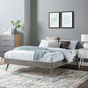 Modway Furniture Modern Margo Queen Wood Platform Bed Frame - MOD-6230