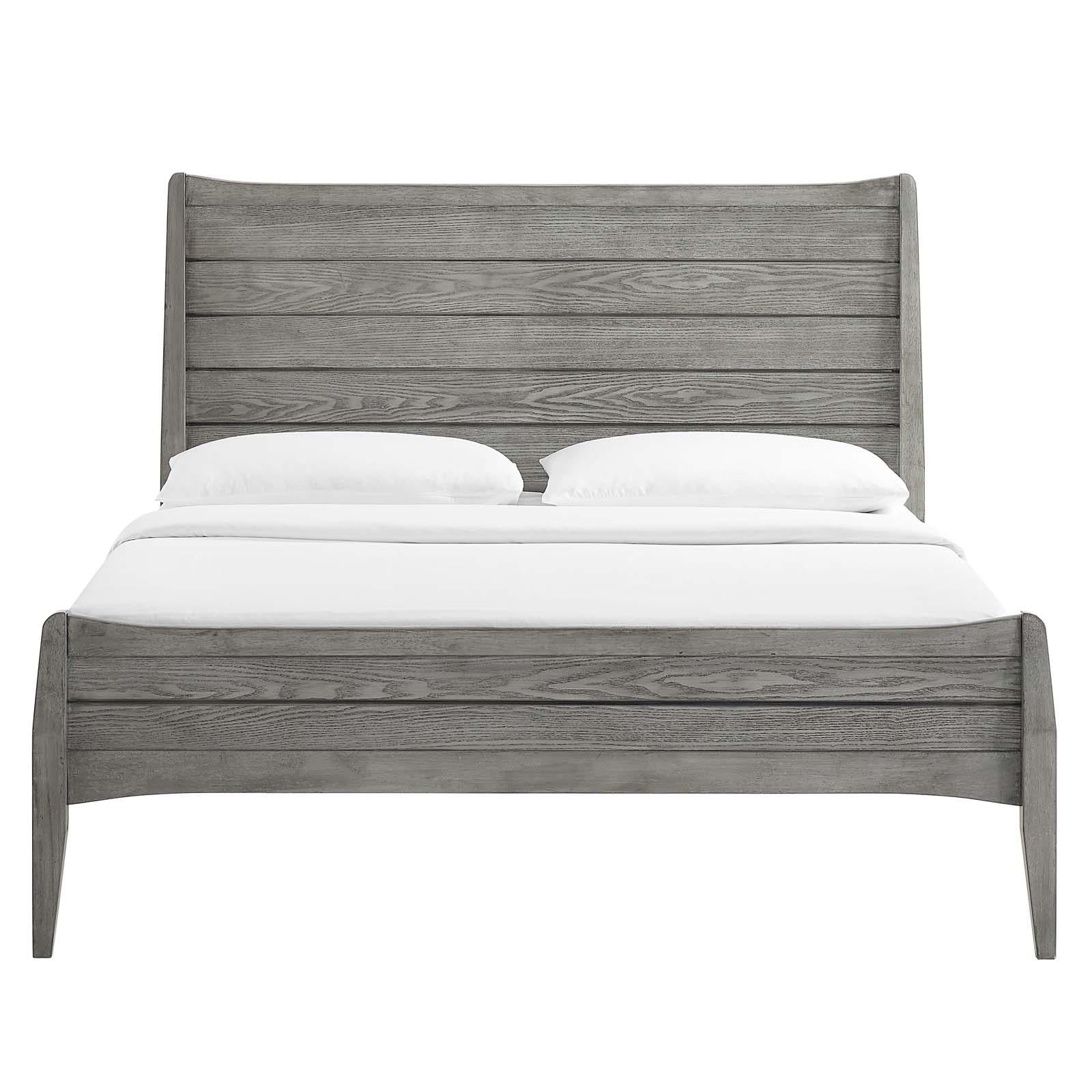 Modway Furniture Modern Georgia King Wood Platform Bed - MOD-6239