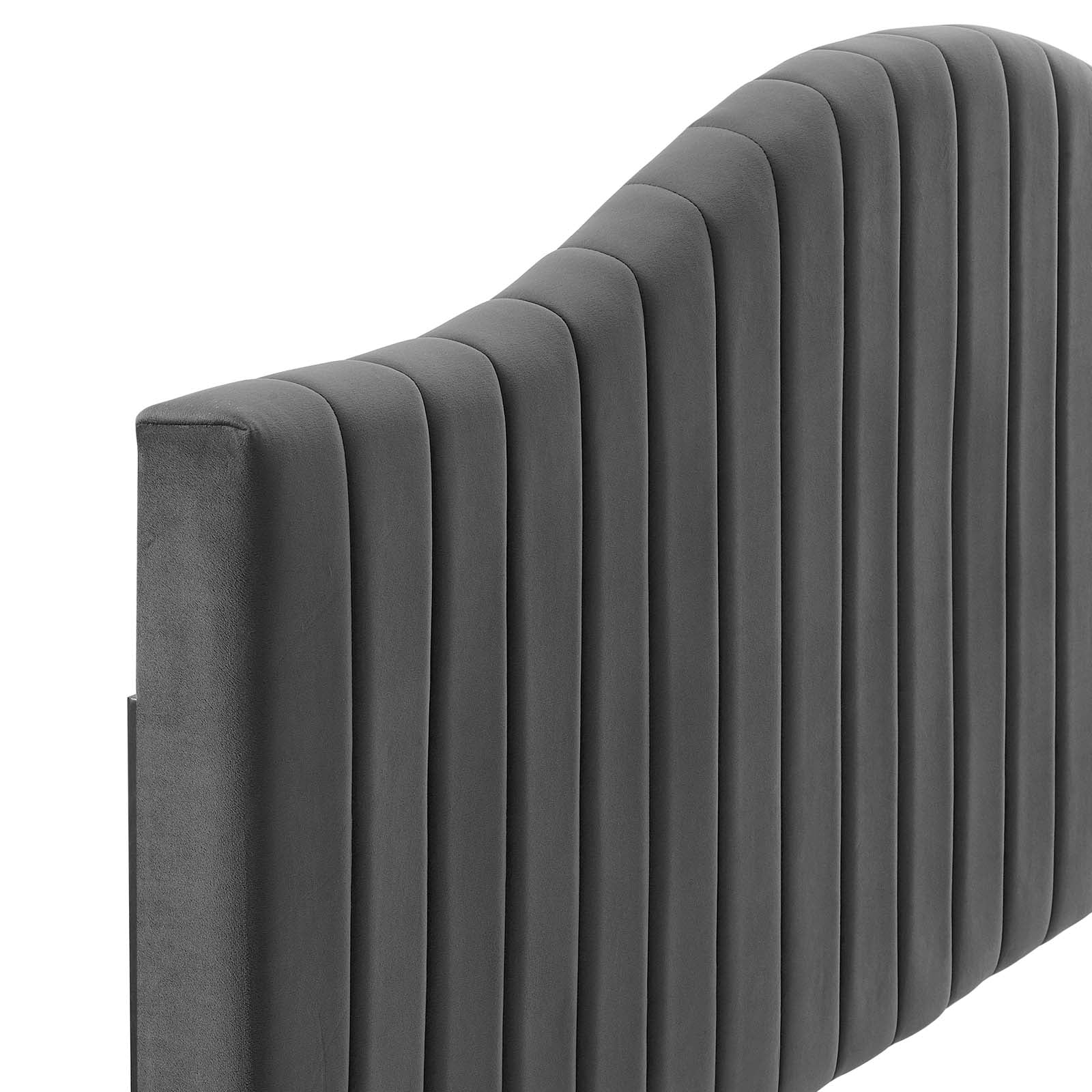 Modway Furniture Modern Brielle Channel Tufted Performance Velvet King/California King Headboard - MOD-6560