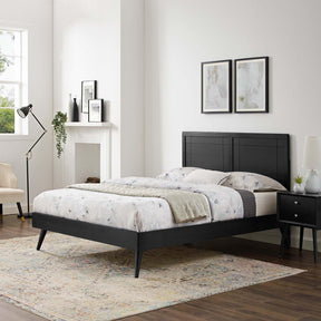 Modway Furniture Modern Marlee Twin Wood Platform Bed With Splayed Legs - MOD-6630