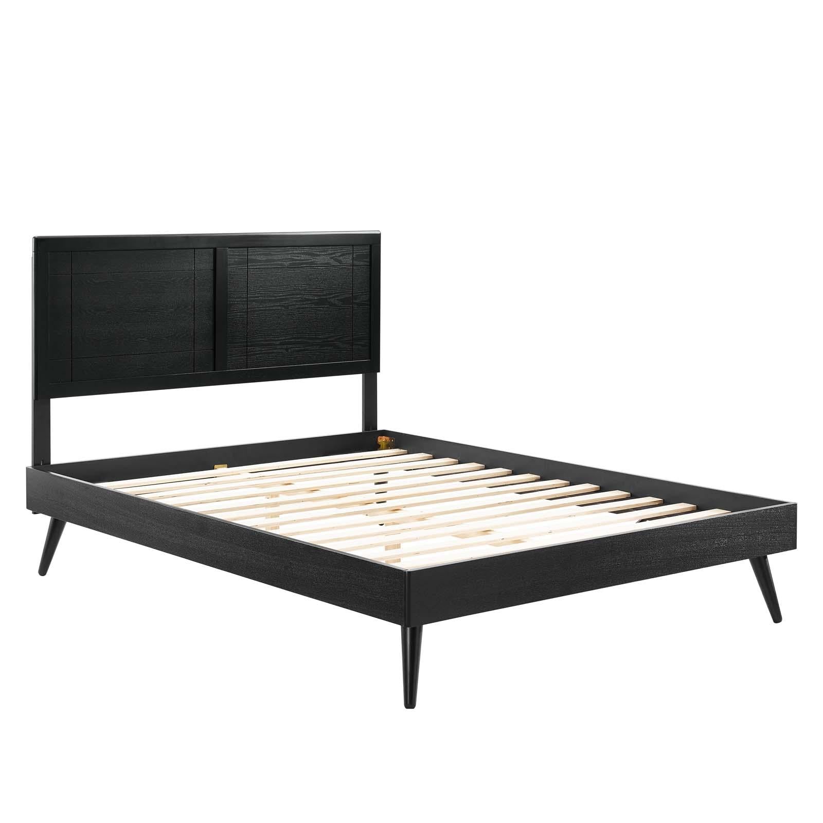 Modway Furniture Modern Marlee Twin Wood Platform Bed With Splayed Legs - MOD-6630