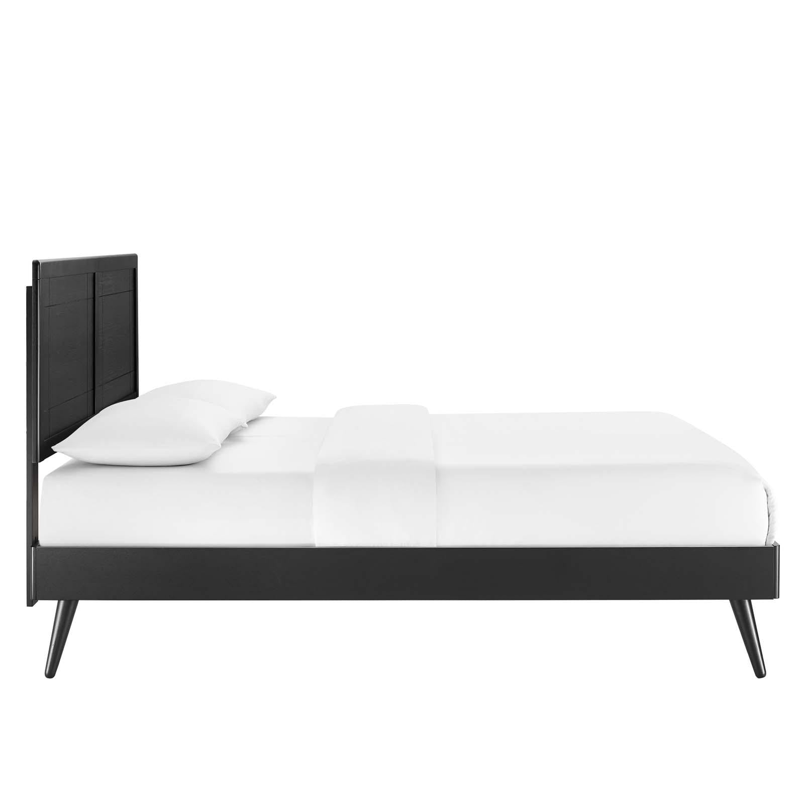 Modway Furniture Modern Marlee Twin Wood Platform Bed With Splayed Legs - MOD-6630