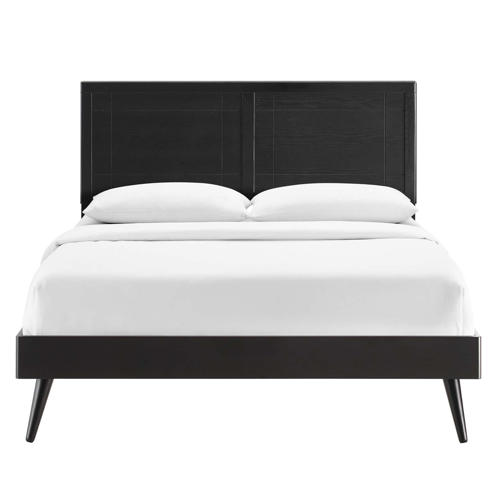 Modway Furniture Modern Marlee Twin Wood Platform Bed With Splayed Legs - MOD-6630