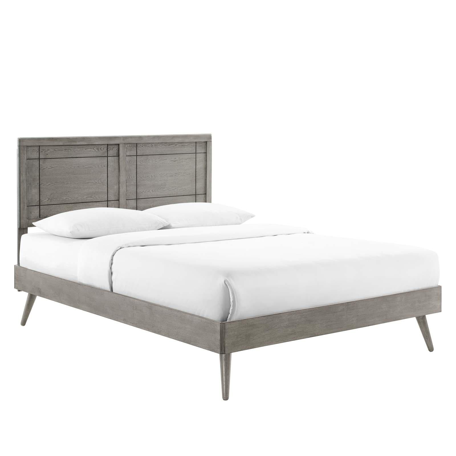 Modway Furniture Modern Marlee Twin Wood Platform Bed With Splayed Legs - MOD-6630