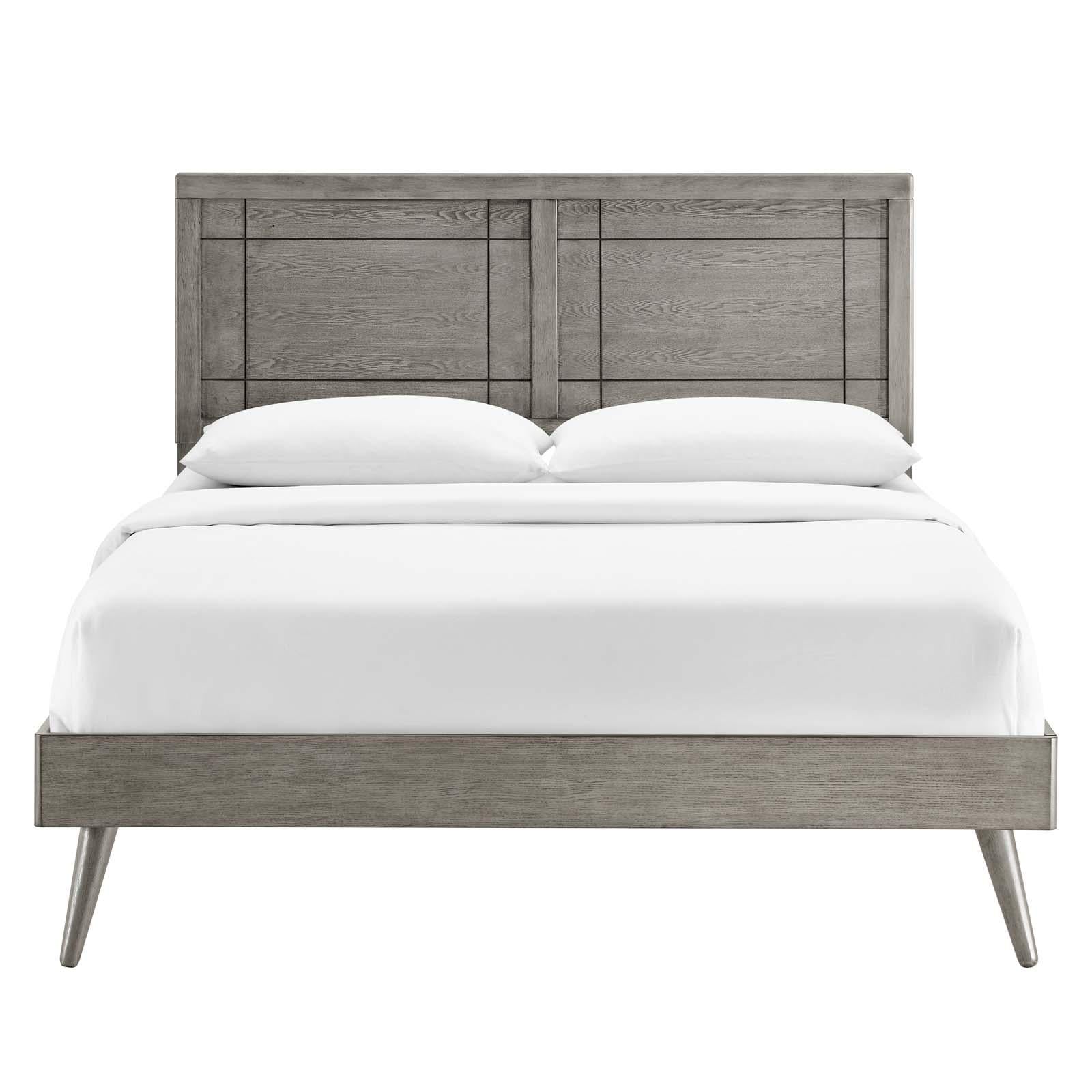 Modway Furniture Modern Marlee Twin Wood Platform Bed With Splayed Legs - MOD-6630