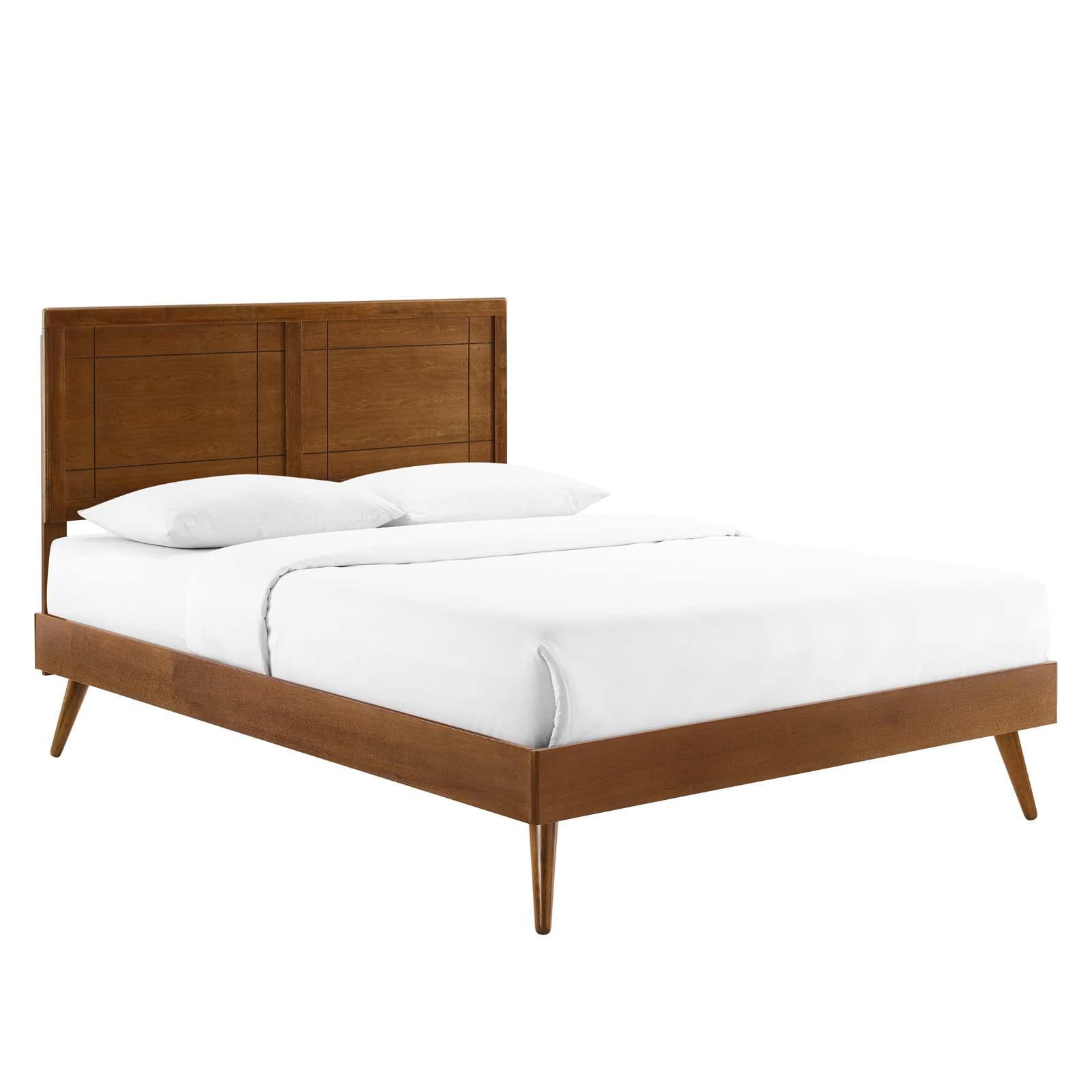 Modway Furniture Modern Marlee Twin Wood Platform Bed With Splayed Legs - MOD-6630