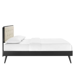 Modway Furniture Modern Bridgette Twin Wood Platform Bed With Splayed Legs - MOD-6648