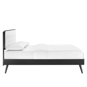 Modway Furniture Modern Bridgette Twin Wood Platform Bed With Splayed Legs - MOD-6648