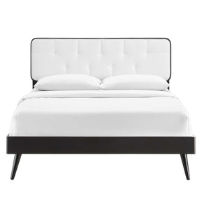 Modway Furniture Modern Bridgette Twin Wood Platform Bed With Splayed Legs - MOD-6648