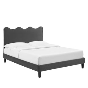 Modway Furniture Modern Current Performance Velvet Twin Platform Bed - MOD-6729