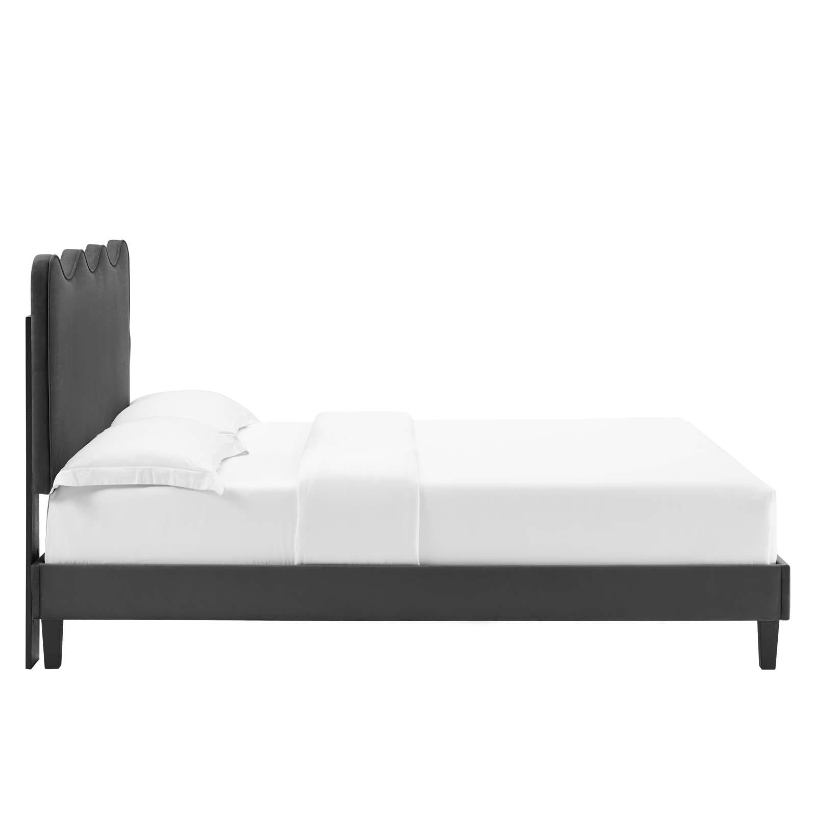 Modway Furniture Modern Current Performance Velvet Twin Platform Bed - MOD-6729