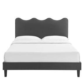 Modway Furniture Modern Current Performance Velvet Twin Platform Bed - MOD-6729