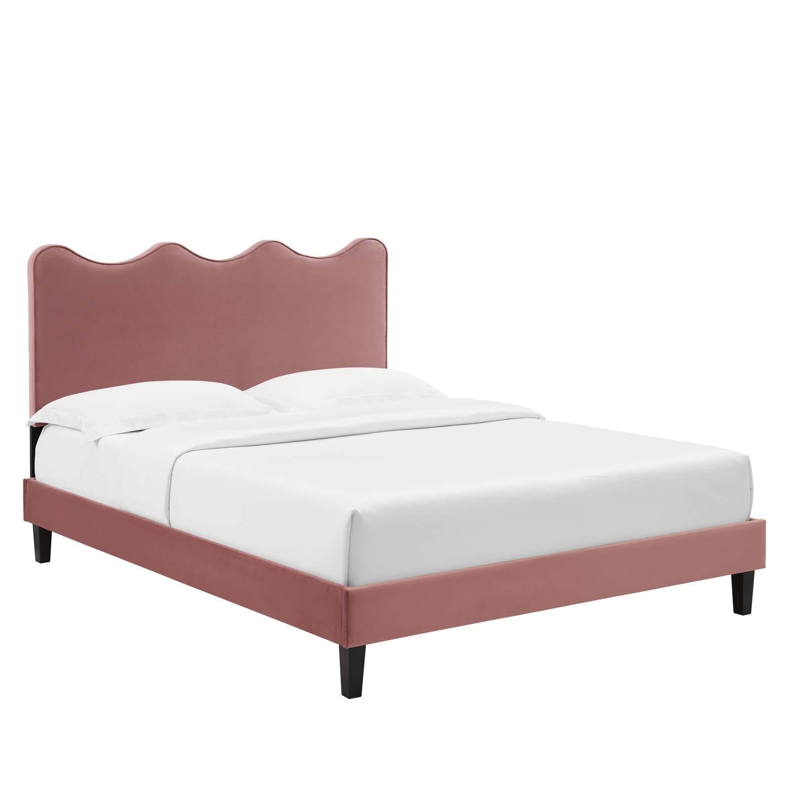 Modway Furniture Modern Current Performance Velvet Twin Platform Bed - MOD-6729