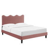 Modway Furniture Modern Current Performance Velvet Twin Platform Bed - MOD-6729