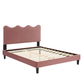 Modway Furniture Modern Current Performance Velvet Twin Platform Bed - MOD-6729