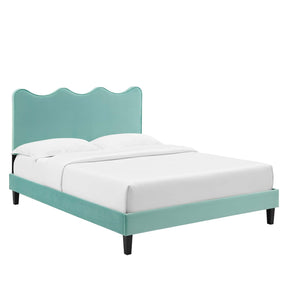 Modway Furniture Modern Current Performance Velvet Twin Platform Bed - MOD-6729