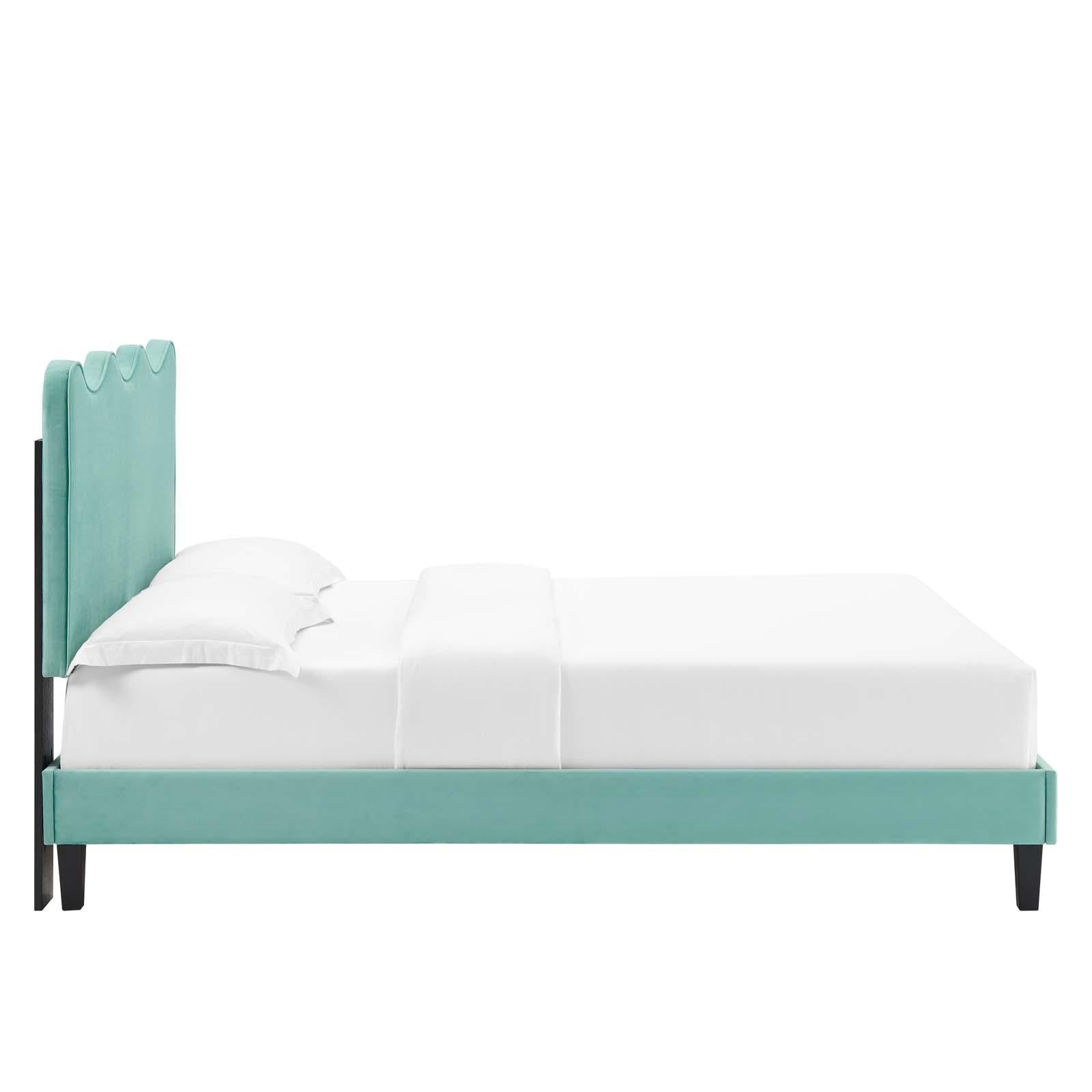 Modway Furniture Modern Current Performance Velvet Twin Platform Bed - MOD-6729