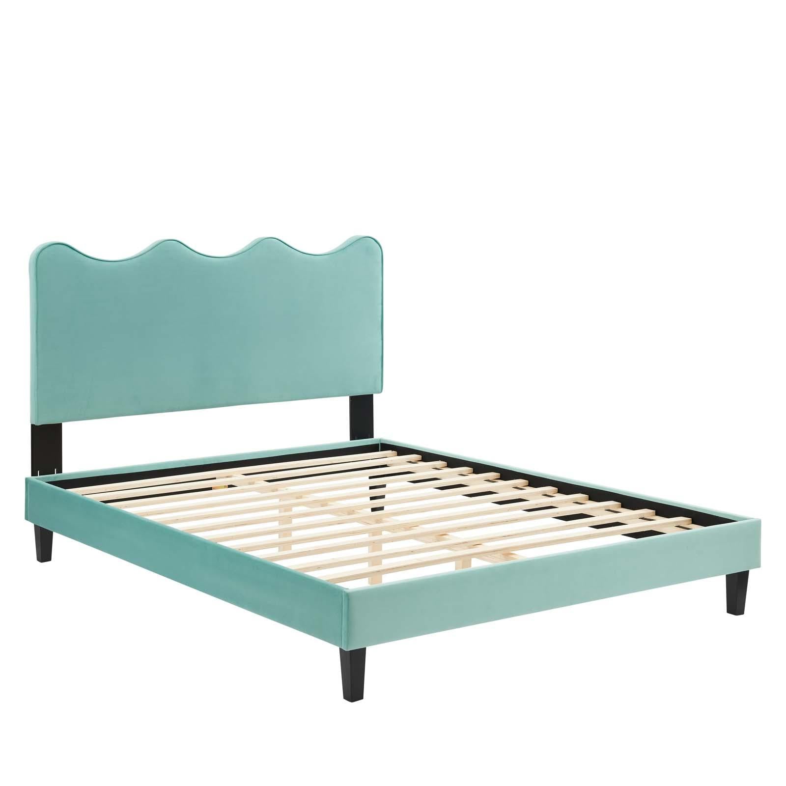 Modway Furniture Modern Current Performance Velvet Twin Platform Bed - MOD-6729