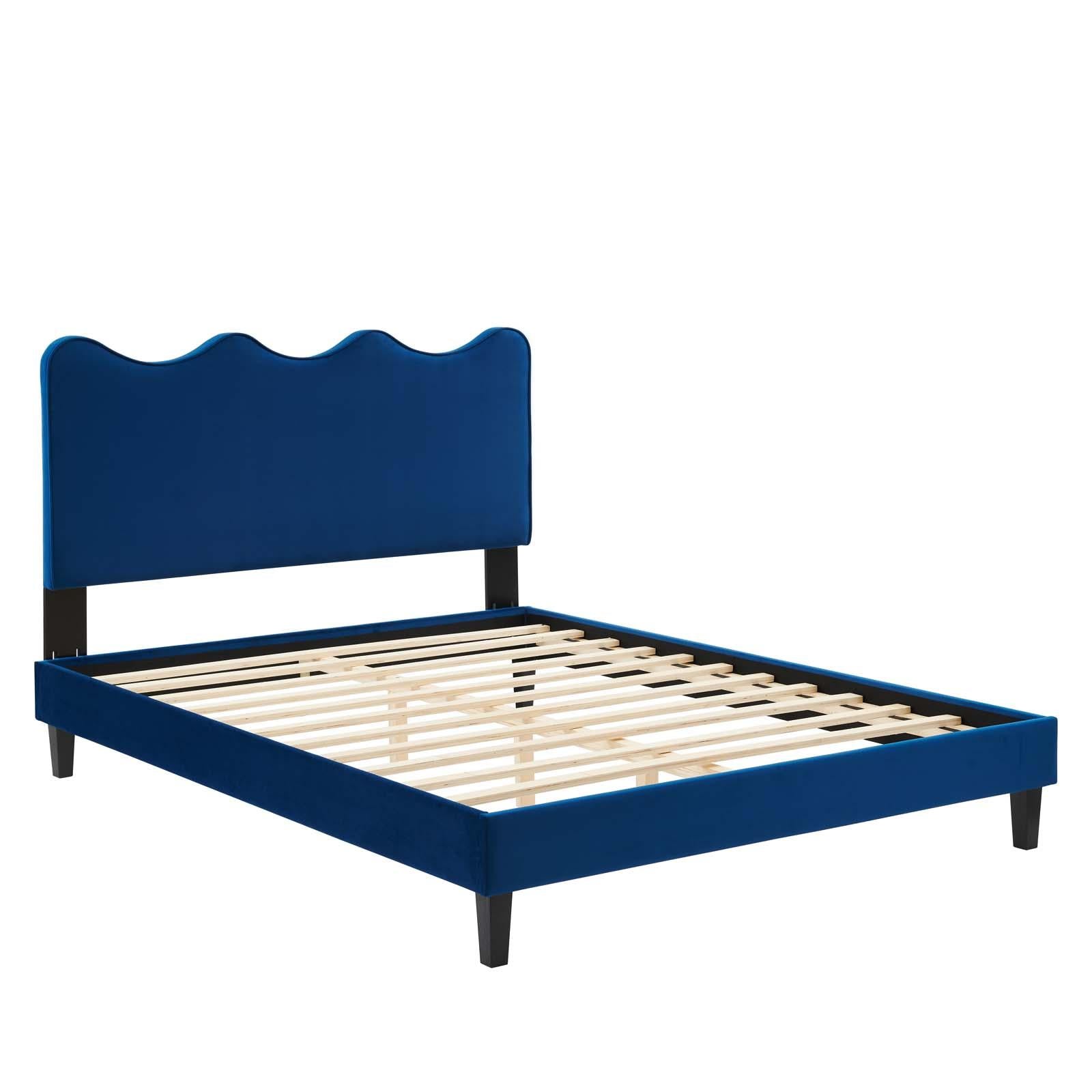 Modway Furniture Modern Current Performance Velvet Twin Platform Bed - MOD-6729