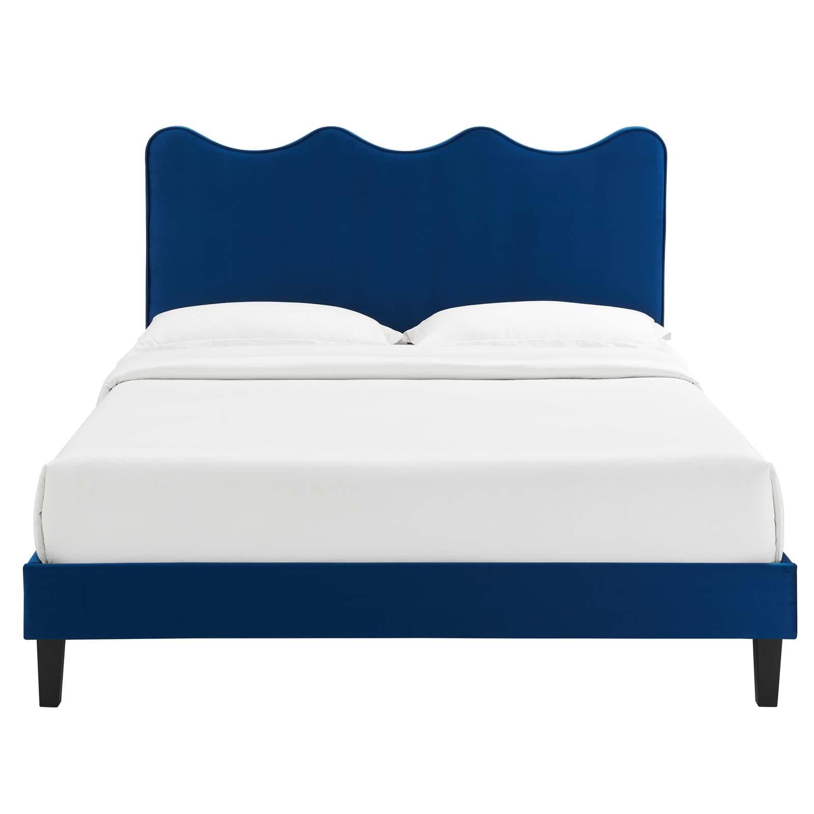 Modway Furniture Modern Current Performance Velvet Twin Platform Bed - MOD-6729