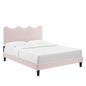 Modway Furniture Modern Current Performance Velvet Twin Platform Bed - MOD-6729