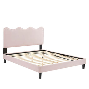 Modway Furniture Modern Current Performance Velvet Twin Platform Bed - MOD-6729