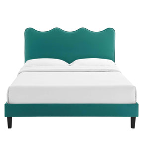 Modway Furniture Modern Current Performance Velvet Twin Platform Bed - MOD-6729