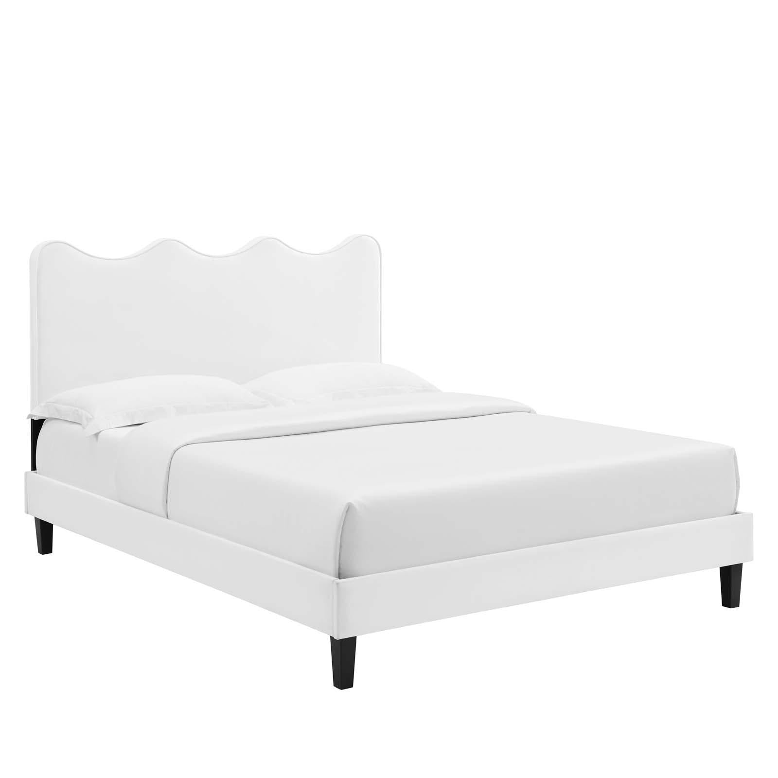 Modway Furniture Modern Current Performance Velvet Twin Platform Bed - MOD-6729