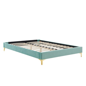 Modway Furniture Modern Amber Tufted Performance Velvet Twin Platform Bed - MOD-6778