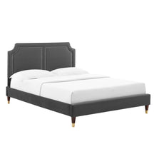 Modway Furniture Modern Novi Performance Velvet Twin Bed - MOD-6793