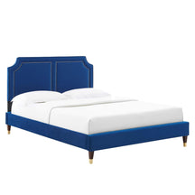 Modway Furniture Modern Novi Performance Velvet Twin Bed - MOD-6793