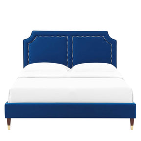 Modway Furniture Modern Novi Performance Velvet Twin Bed - MOD-6793